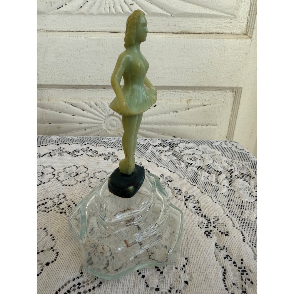 Vintage 1940s Babs Creations Whirling Ballerina Perfume Bottle - Picture 9 of 11
